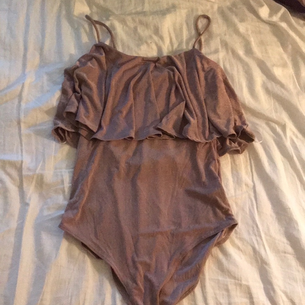 Forever 21 Flounce Bodysuit
